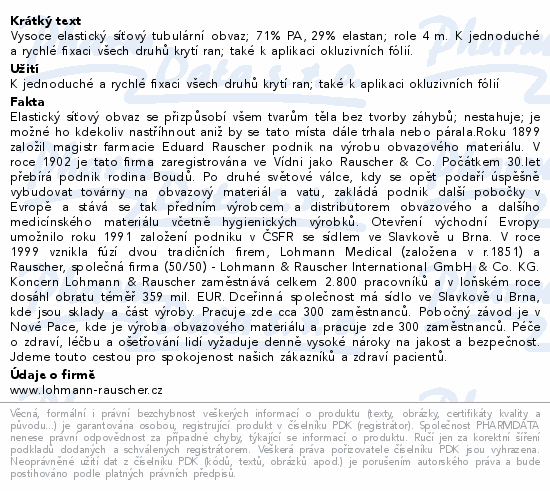 Obvaz síťový Tg-fix vysoce elast.role 4m vel.B 1ks