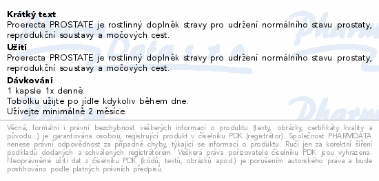 Proerecta Prostate cps.60
