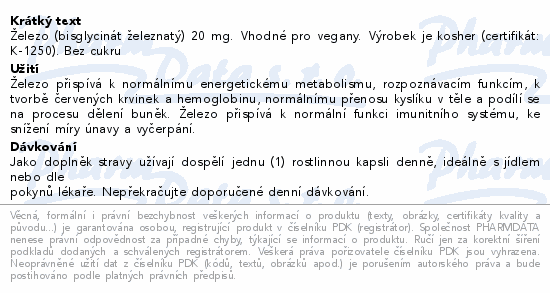 Solgar Gentle Iron 20mg cps.90