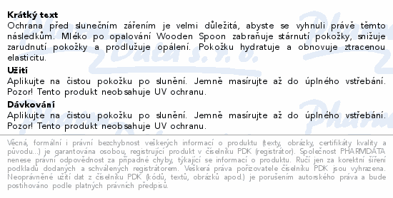 WoodenSpoon Olej po opalování s červ.pomer. 100ml