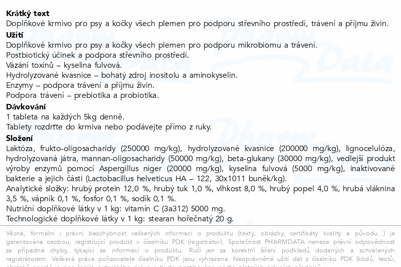 Canvit Probio pro psy a kočky tbl.110