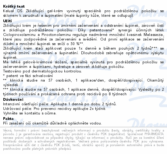 DUCRAY Kelual DS Zklidňující krém 40ml