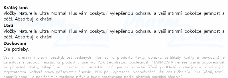 Naturella Ultra Normal Plus 2 vložky 36ks