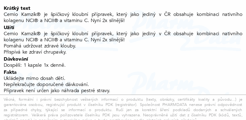 Cemio Kamzík cps.120