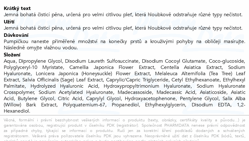 Pyunkang Yul čistící pěna pro citlivou pleť 150ml