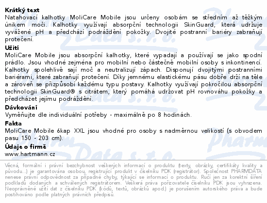 MoliCare Mobile Inkon.kalh.natahovací 6k XXL 14ks