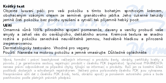 WELEDA INSPIRE Granátový sprchový krém 200ml