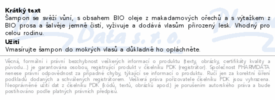 WELEDA Vyživ.šampon s prosem normální vlasy 190ml