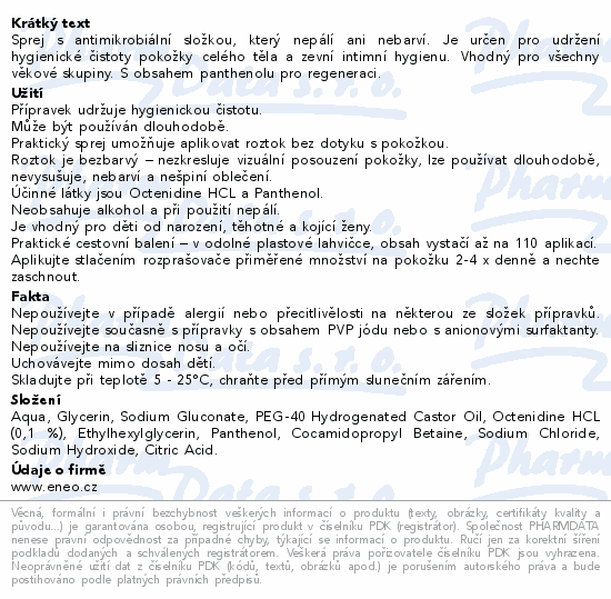 Neocide spray Plus do kapsy 10ml ENEO