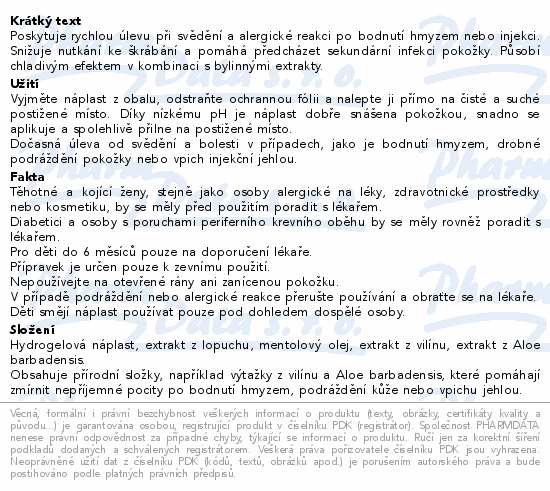 Jadob HAPPY MOM Touch chladivá náplast 5x5cm 5ks