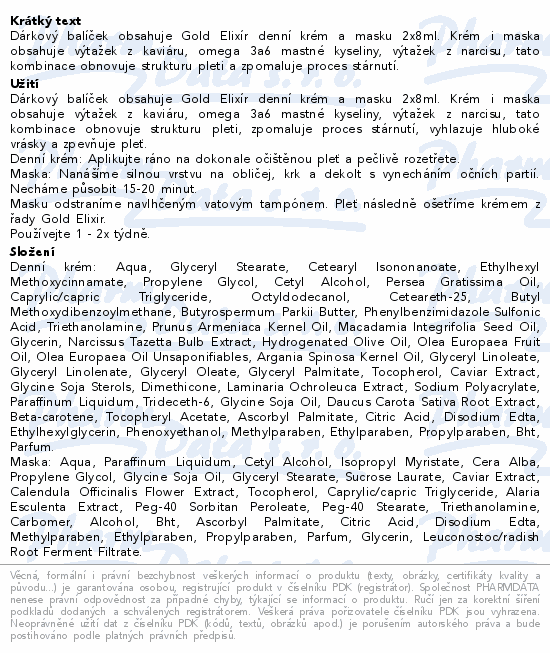 Dermacol Omlazující péče s kaviárem dárková sada