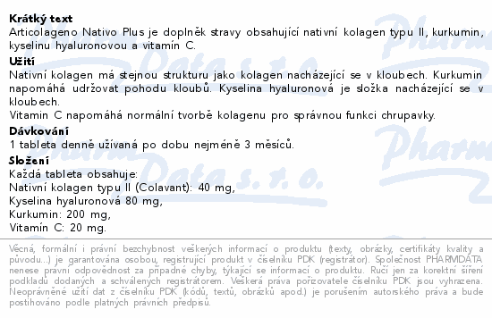 Reig Jofre Articolageno Nativo Plus tbl.30