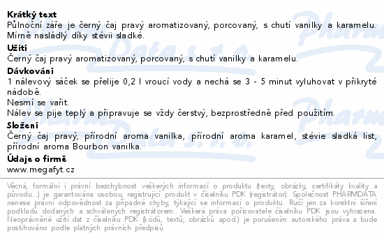 Megafyt Půlnoční záře 10x2g