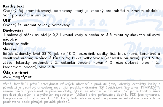 Megafyt Vánoční hvězda 10x2g
