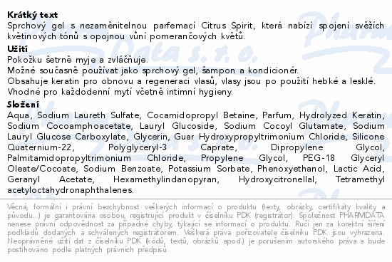 RYOR Puravida Jsi jedinečná sprchov.gel 3v1 200ml