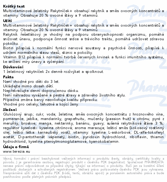 RAKYTNÍČEK+ želatinky 50ks zlaté vejce 2026