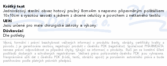 IMMUNITY obvaz hotový pružný č.2 polš.10x10cm st.