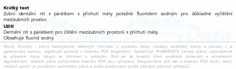 DenTek Complete Clean dentální nit s párátkem 40ks