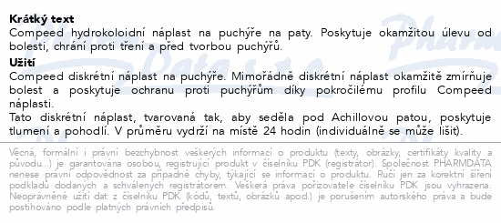 Compeed Náplasti na puchýře diskrétní 5ks