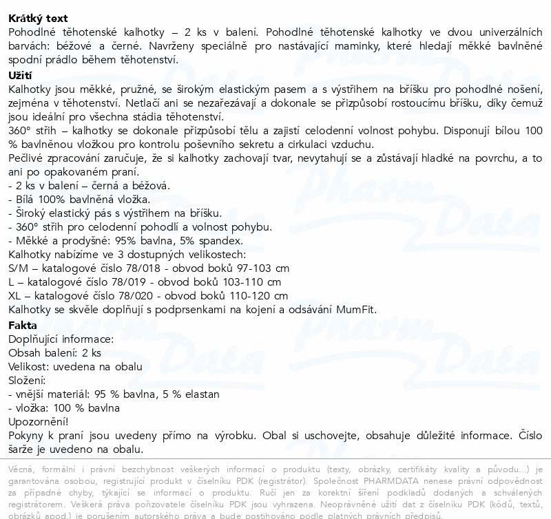 Canpol babies Těhot.kalh.s nízk.pasem MumFIT L2ks