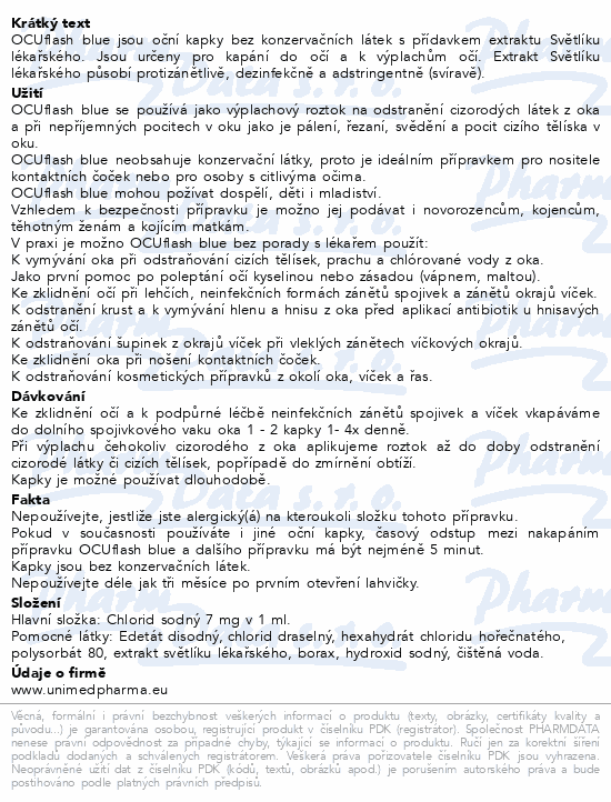 OCUflash blue oční kapky 10ml
