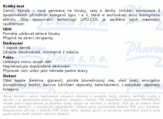 Cemio Kamzík cps.60 Novinka