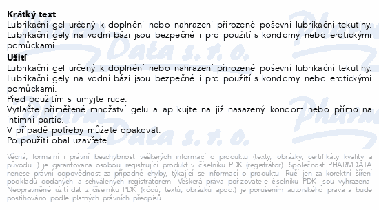 Coolex lubrikační gel na vodné bázi natural 100ml