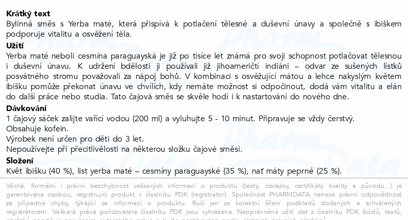 LEROS Bylinková energie 20x2g