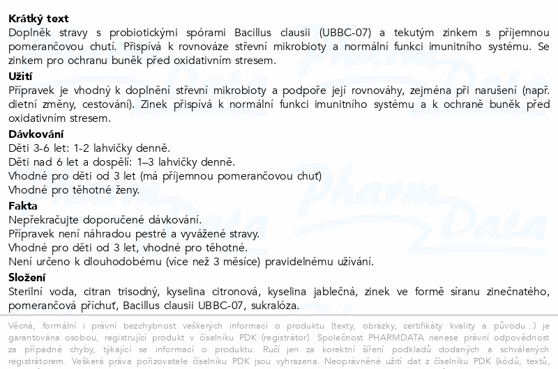 Endiflora střevní komfort a rovnováha 10x5ml