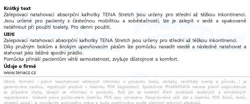 TENA Proskin Stretch Day Super L ink.zal.kalh.10ks