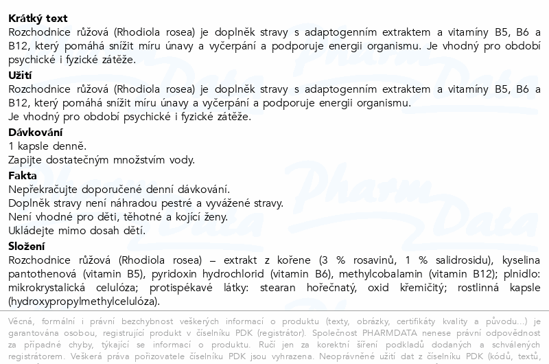 Organis Rozchodnice růžová cps.60