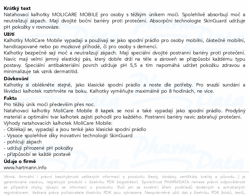 MoliCare Mobile Inkont.kalh.natahovací 8k XL 14ks