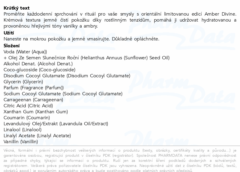 WELEDA Amber Divine Sprchový krém 200ml