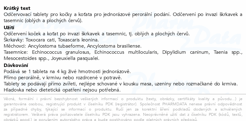 Drontal kočky tbl.3x8