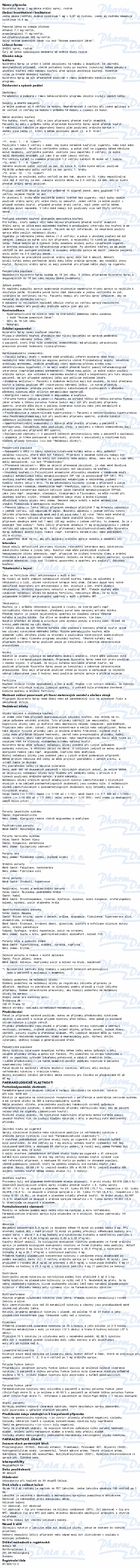 Nicorette spray 1mg/dáv.orm.spr.sol.2x13.2ml