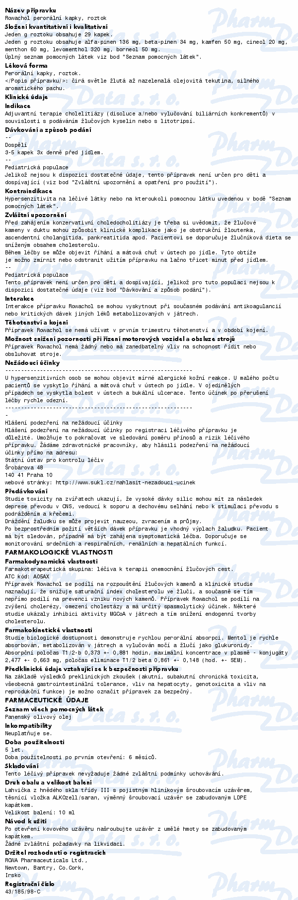 Rowachol por.gtt.sol.10ml